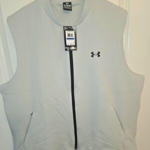Under Armour Unstoppable Fleece Grid Men's Vest Hydro Green XL